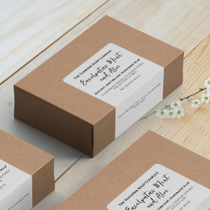 Étiquette minimaliste de conditionnement de savon