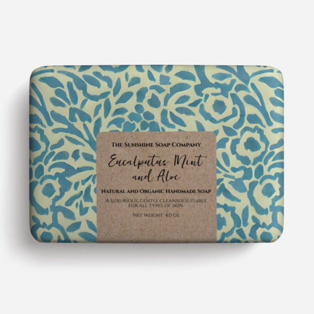 Étiquette minimaliste de conditionnement de savon  (Créateur téléchargé)