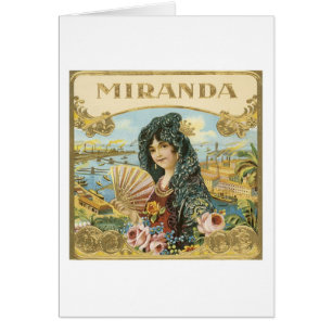 Étiquette Miranda Cigar