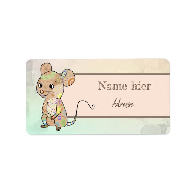 Étiquette Mixmaus (Devant)