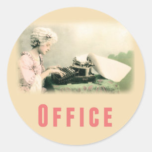 Étiquette mobile d'autocollant de boîte de bureau