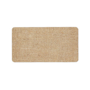 Étiquette Modèle - arrière - plan de toile de jute