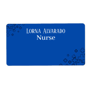 Étiquette Modèle de carte de visite d'infirmière professionn