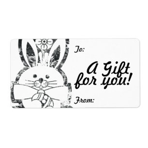 Étiquette Modèle d'étiquette d'étiquette de cadeau To/Fro