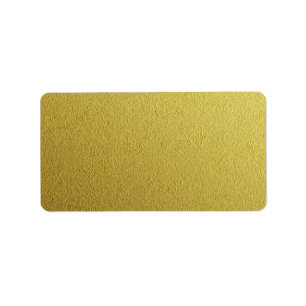 Étiquette Modèle texturisé de feuille d'or
