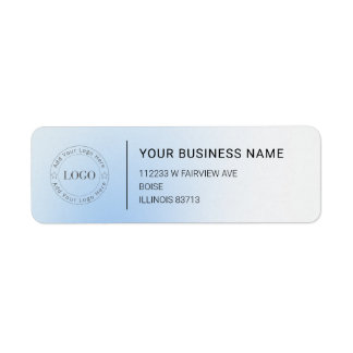 Étiquette Modern Professional Business Return Address