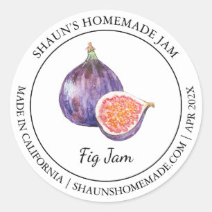 Étiquette moderne Fig Jam