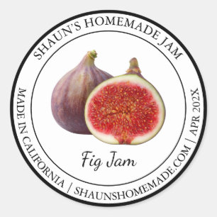 Étiquette moderne Fig Jam