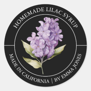 Étiquette moderne Lilac