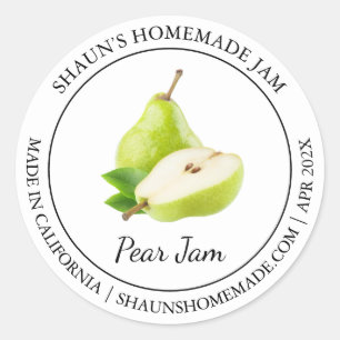 Étiquette moderne Pear Jam