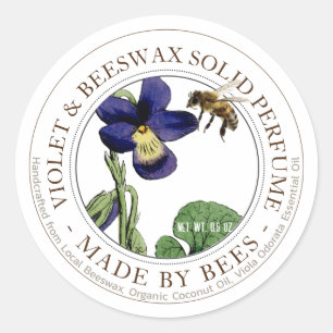 Étiquette modifiable réaliste Bee et Violet Lip Gl
