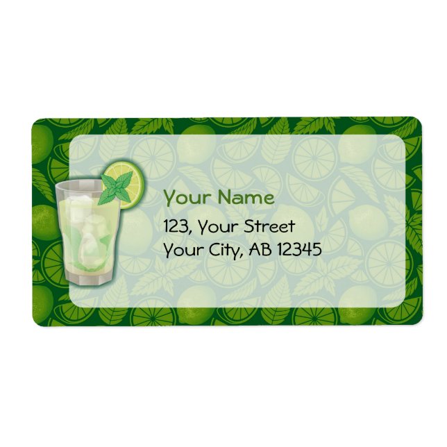 Étiquette Mojito (Devant)