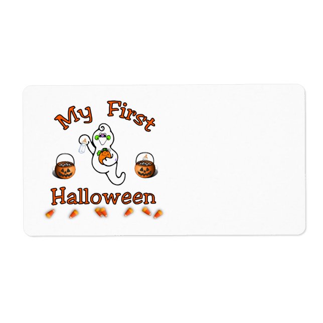 Étiquette Mon premier Halloween (Devant)