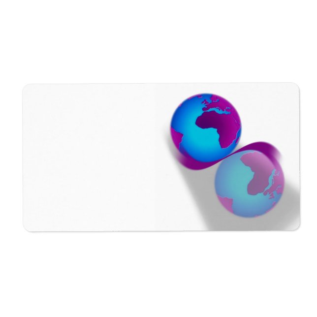 Étiquette mondial (Devant)