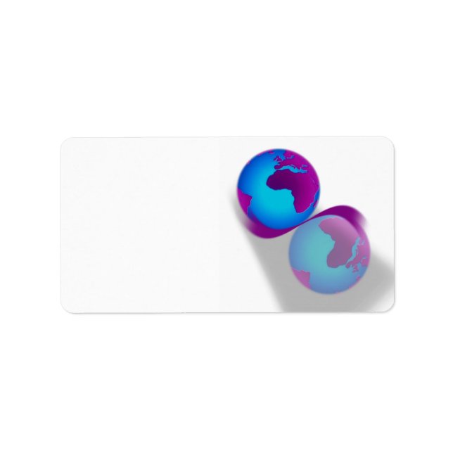 Étiquette mondial (Devant)