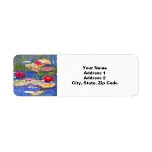 Étiquette Monet Water Lilies