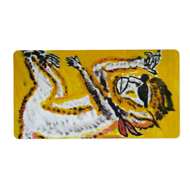 Étiquette Monkey Circus Art (Devant)