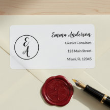 Monogramme Moderne Minimaliste