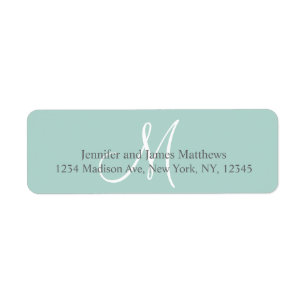Étiquette Monographie verte, gris pour Mariages
