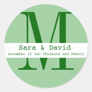 Étiquette monographique personnalisé