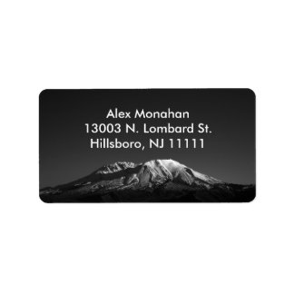 Étiquette Mont St. Helens dans l'étiquette d'adresse personn