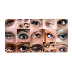 Étiquette Montage de yeux humains