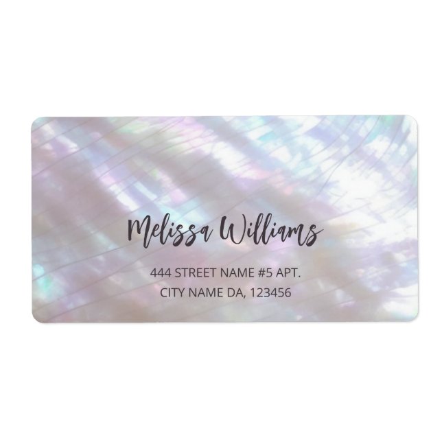 Étiquette Mother-of-pearl Shimmering (Devant)