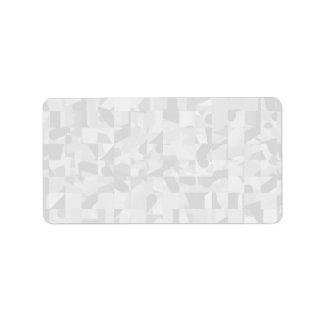 Étiquette Motif Abstrait gris clair.