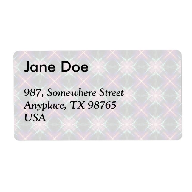 Étiquette Motif de courtepointe Starry (Devant)