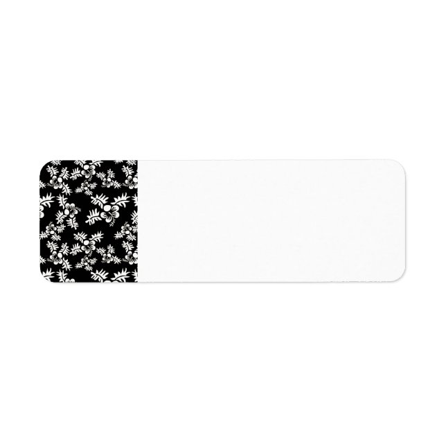 Étiquette Motif de fleurs sans vectoriel gratuit3 (Devant)