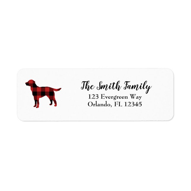 Étiquette Motif de la tasse de chien Labrador (Devant)