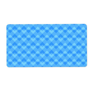Étiquette Motif moderne bleue.