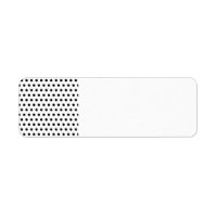 Motif Polka noir et blanc. Spotty.