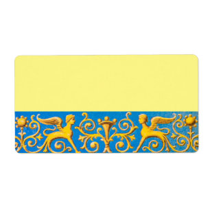 Étiquette Motif romain antique