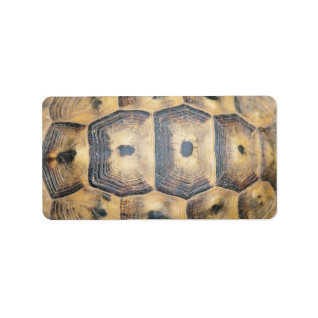 Étiquette Motif Tortoise Shell (Devant)