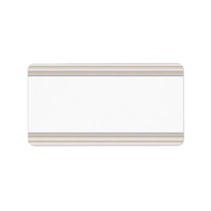 Étiquette Motif trié ・ Blanc