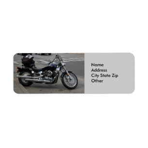 Étiquette Moto d'étiquettes de adresse