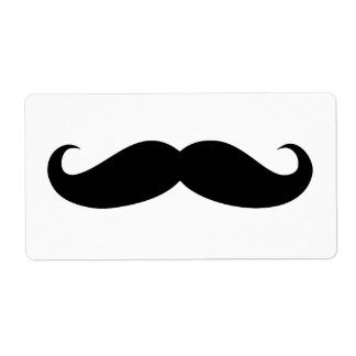 Étiquette Moustache déguiser drôle