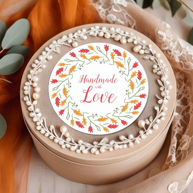 Étiquette Multicolore Articles Artisans Handmade (Créateur téléchargé)