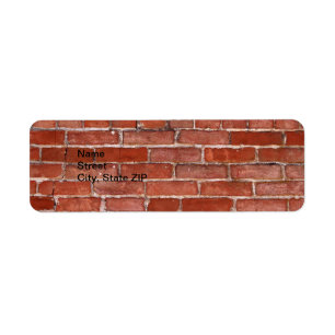 Étiquette Mur de briques