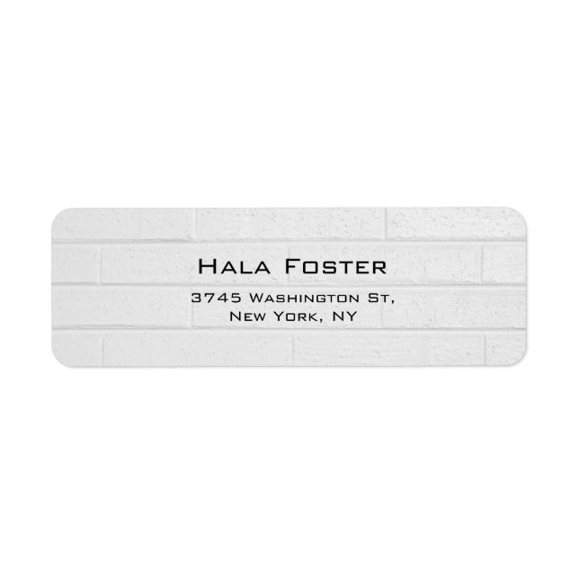 Étiquette Mur gris tendance Plain élégant style moderne (Devant)