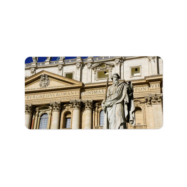 Étiquette musée du Vatican (Devant)