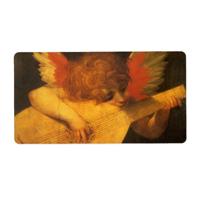 Étiquette Musicien Angel Lecture par Rosso Fiorentino (Devant)