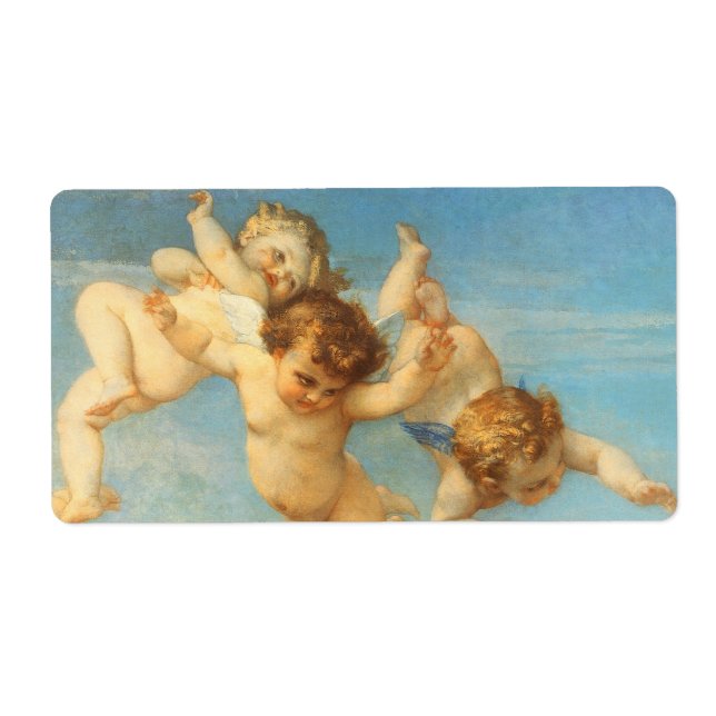 Étiquette Naissance de Vénus, détails des anges par Alexandr (Devant)