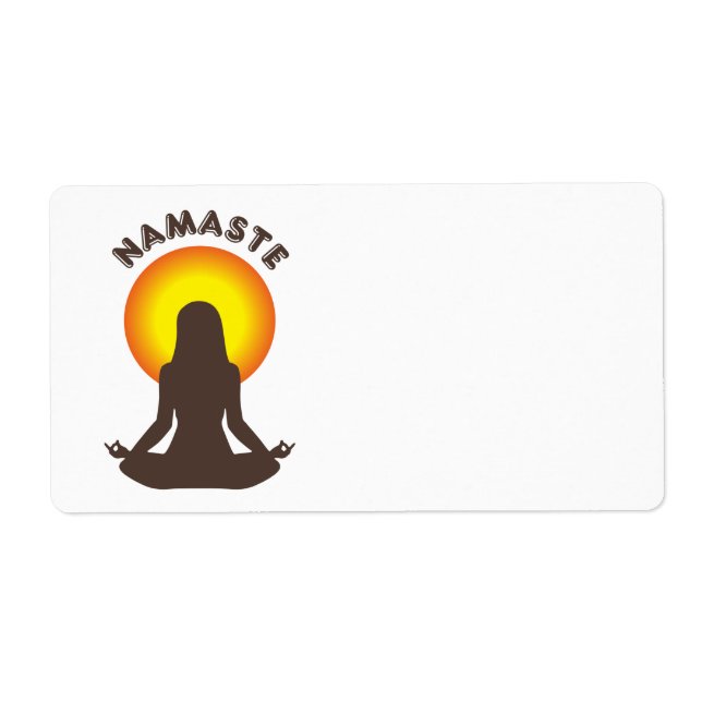 Étiquette Namaste (Devant)