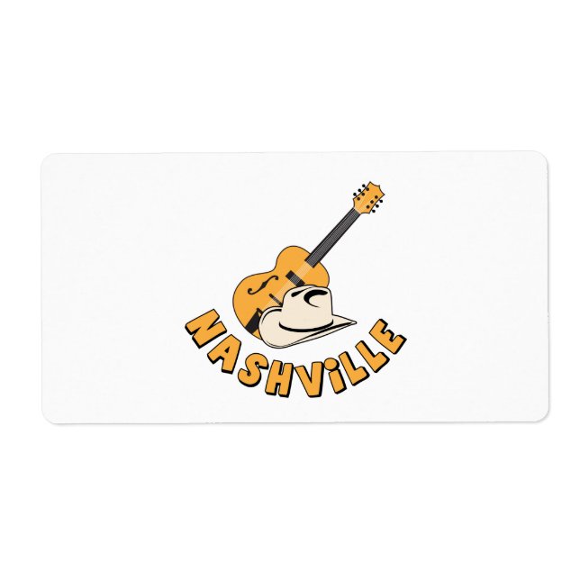 Étiquette Nashville (Devant)