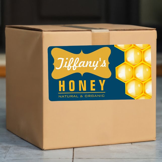 Étiquette Nature | Miel biologique | Miel pur | Miel de ferm (Créateur téléchargé)