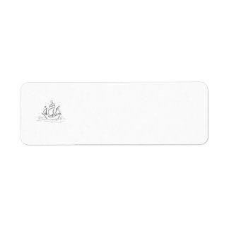 Étiquette Navire pirate.