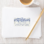Étiquette Navy Blue Vintage Love Birds Oak Tree Acorn Label<br><div class="desc">Vintage Love Birds RSVP Response Card Adress Labels. Indulge in the enchanting world of English Cottagecore with this exquisite, vintage-inspired address label. Evoking a sense of timeless charm and rustic elegance, this design beautifully captures the essence of a whimsical, enchanted woodland. Featuring a delicate illustration of love birds, gracefully perched...</div>