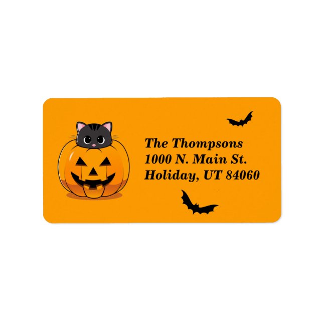 Étiquette Ne soyez pas un chat caressé / Retourner les étiqu (Devant)